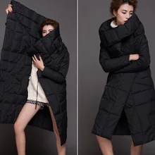 Высококачественный европейский и американский стиль, зимний пуховик, большой размер, толстый, для холодной погоды