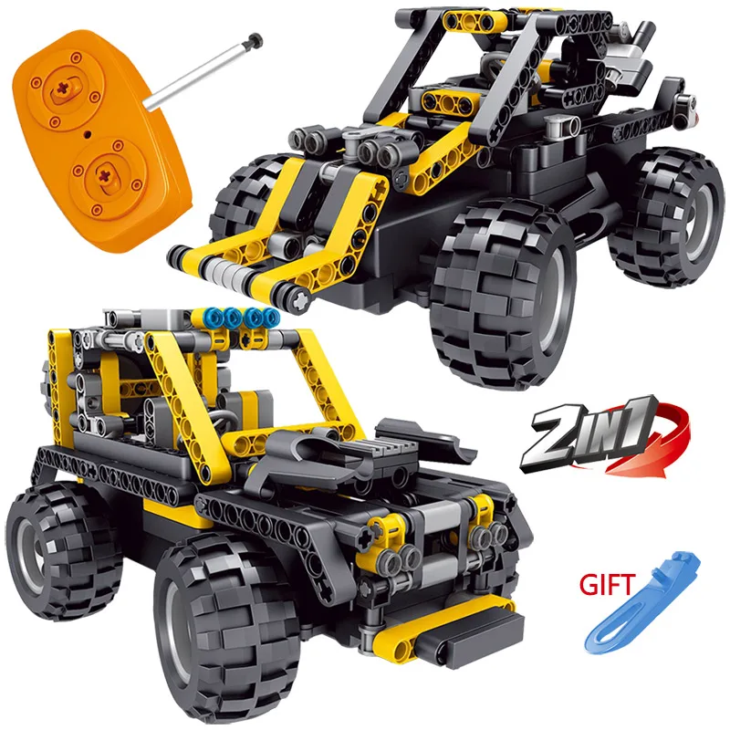Creator LegoINGLYS Technic Vehicle Truck SUV Radio Remote Control Machine Simulation Car Blocks DIY Toys For Children