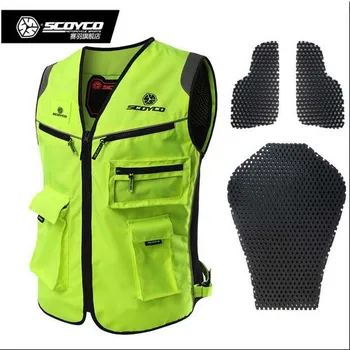 

Scoyco JK30 Motorcycle Reflective Vest Racing Vest Visbility Moto Safety Road Security Vest Motorbike Free Shipping