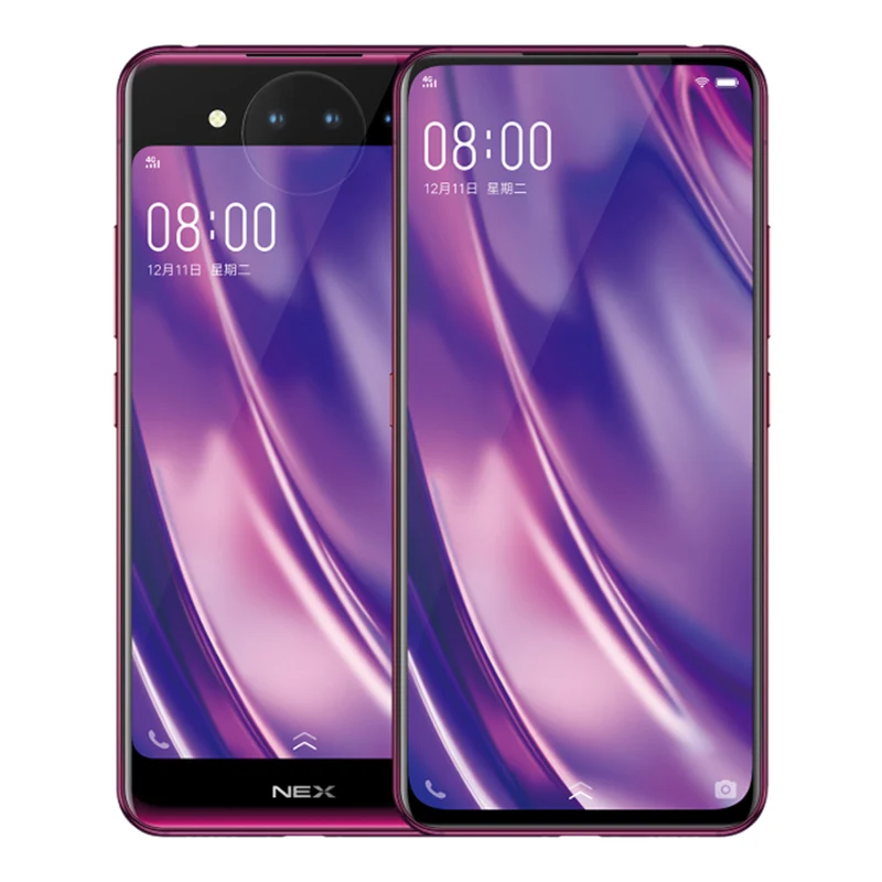 Vivo NEX 2 Dual Display Cell Phone 6.39 inch 10GB RAM 128GB ROM Snapdragon 845 Octa Core Android 9.0 3D TOF Cameras Smartphone Vivo NEX 2 Dual Display Cell Phone 6.39 inch 10GB RAM 128GB ROM Snapdragon 845 Octa Core Android 9.0 3D TOF Cameras Smartphone