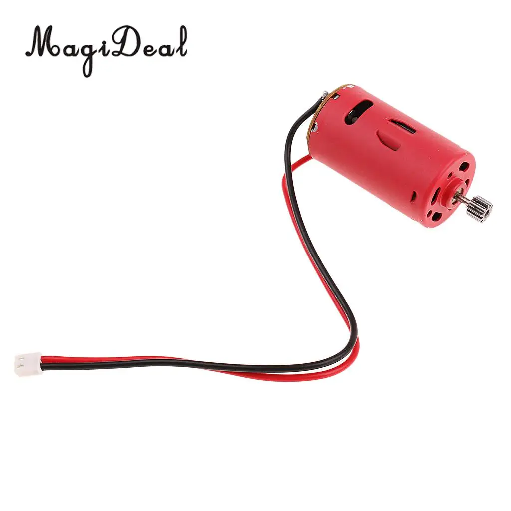 MagiDeal Good Quality Heng Long 3938-1 RC Tank Motor Leopard 2 A6 1/16 Spare Part Gearbox Red