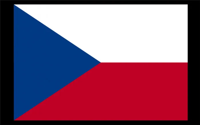 Флаг чехии