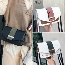 Сумки для женщин модная женская сумка из искусственной кожи хит цвет Портативная сумка через плечо дорожная сумка через плечо