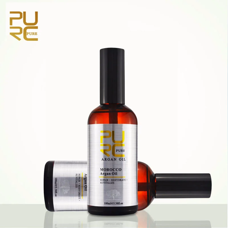 

PURC on Sale Moroccan Argan Oil Repair Damaged Hair for Moisture Wholesale 2 Pcs One Lot Best Hair Care Free Shipping 11.11