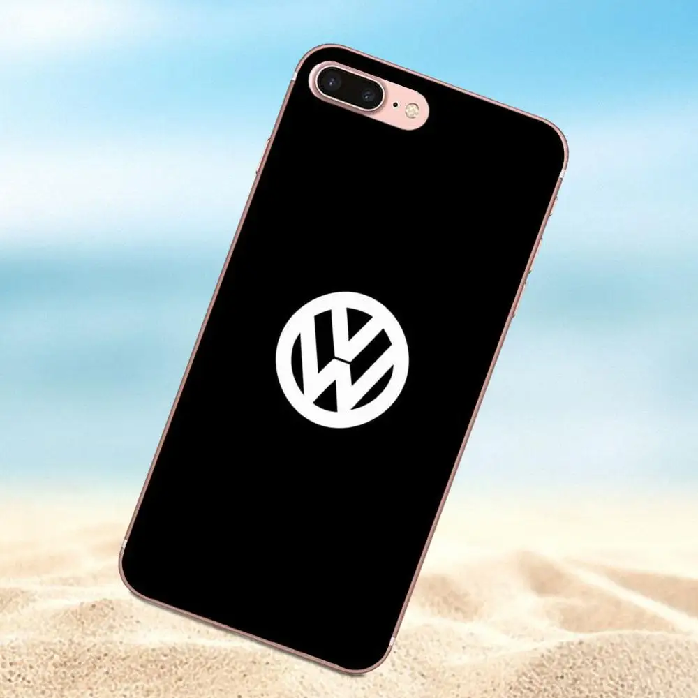2018 Retro Volkswagen Vw Logo Tpu Pattern Case Cover For Sony Xperia