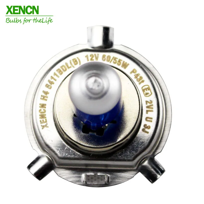 XENCN H4 12 в 60/55 Вт 5300 к синий Алмазный автомобильный светильник более яркий УФ фильтр
