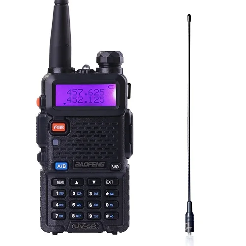 BAOFENG УФ-5r двухдиапазонная радио рация радиостанция 136-174Mhz& 400-520Mhz Baofeng UV5R ручное двухстороннее Радио - Цвет: With NA771