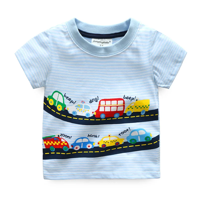 2020 футболка для мальчиков с изображением автомобиля Camiseta Koszulka летний топ
