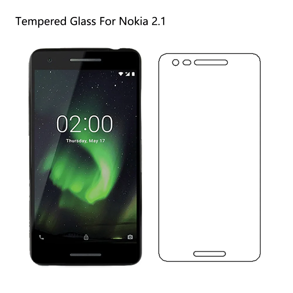 

9H 2.5D Tempered Phone Glass For Nokia 2.1 Screen Protector For Nokia2.1 Explosion Proof Protective Film Glass