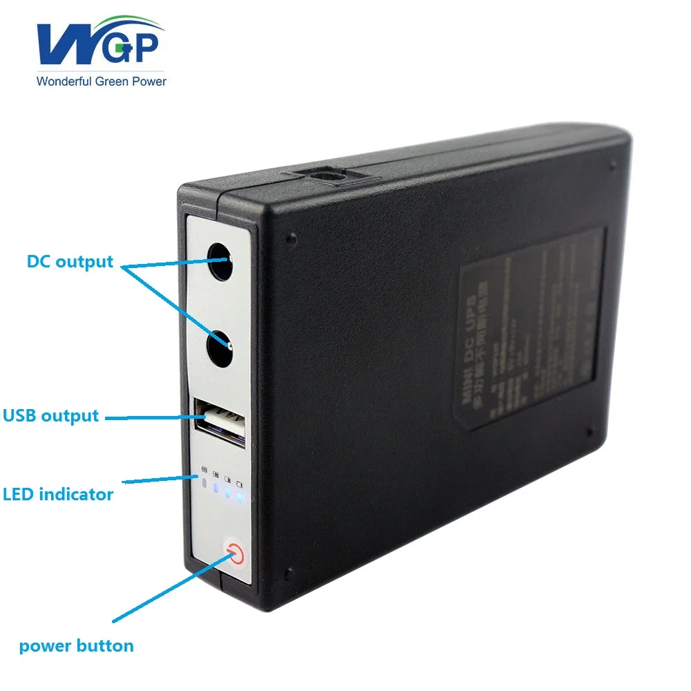  Portable power battery ups 5V 12V 12V uninterruptible power supply with rechargeable ups battery fo