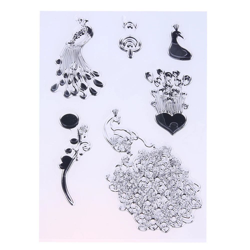 

Transparent Clear Stamp DIY Silicone Seals Scrapbooking Card Handmade Paper Card Decoration Stamps Crafts