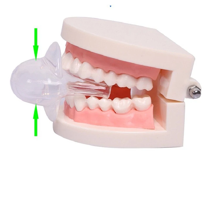 

2017 New Silicone Night Sleep Apnea Aid Snore Stopper GuardFree Shipping Health Care Anti Snoring Device Tongue Retaining Device