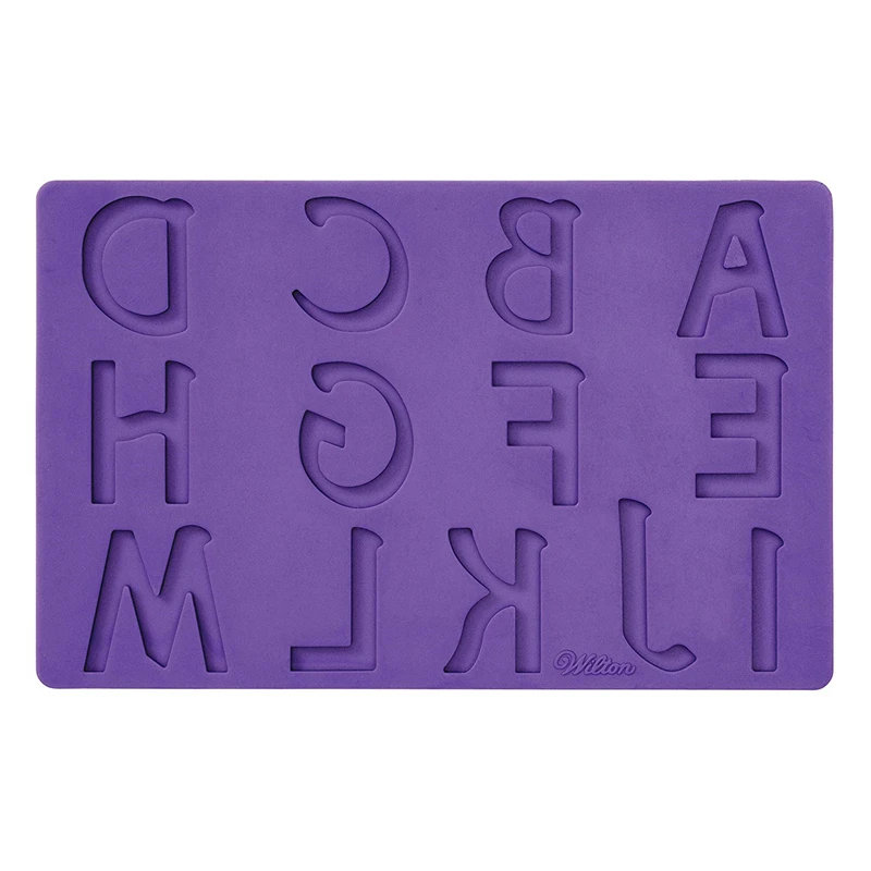 Силиконовые буквы и цифры Wilton 4 шт. помадка жвачка для пасты печенья формы торта