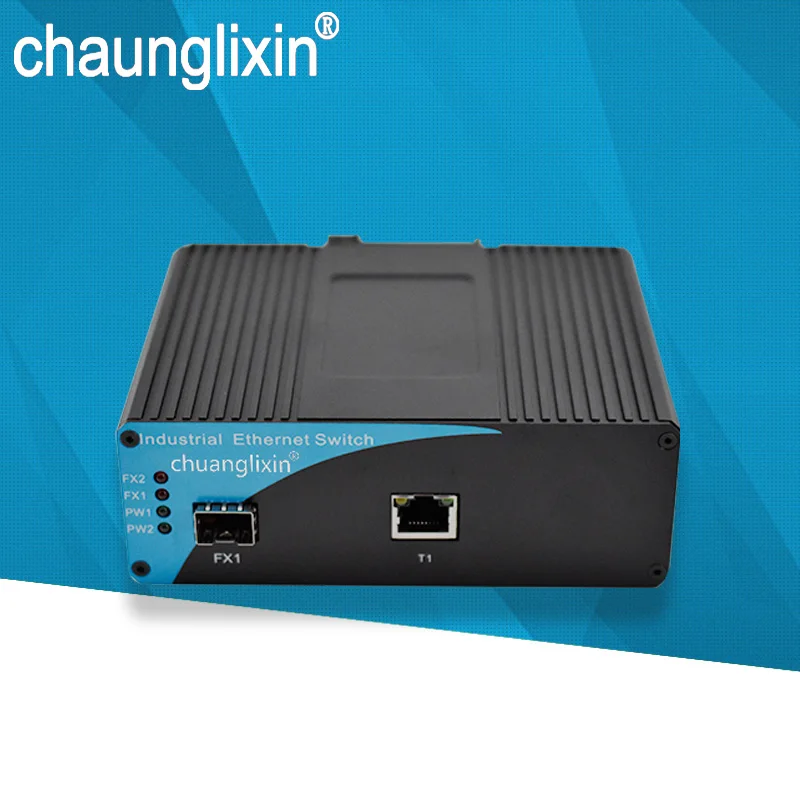

SFP 1.25G Ethernet Fiber Converter Industrial 1 rj45 Port 1 Fiber Port Industrial Fiber Optic converter