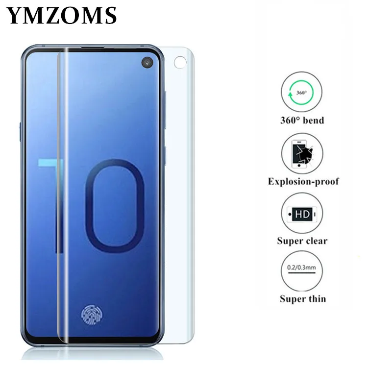 3D нано взрывозащищенный чехол для Samsung S20 Ultra S10 Plus Lite (не закаленное стекло)