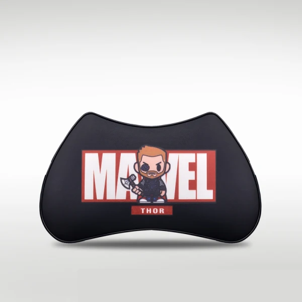 new marvel headrest car neck pillow avengers iron man captain america spider man thanos pillow for cars seat auto accessories - Цвет: 1pcs Lumbar Thor