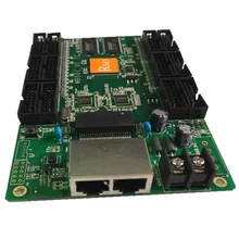 Система отправки и приема карт все-в-одном 256*128 до 130000 точек 12 групп интерфейс hub75 HD-R501 синхронная плата управления