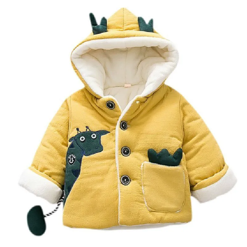 

Baby Girl And Boy Coat Cartoon Deer Fleece Winter Autumn 6M-24 Old Size Clothes