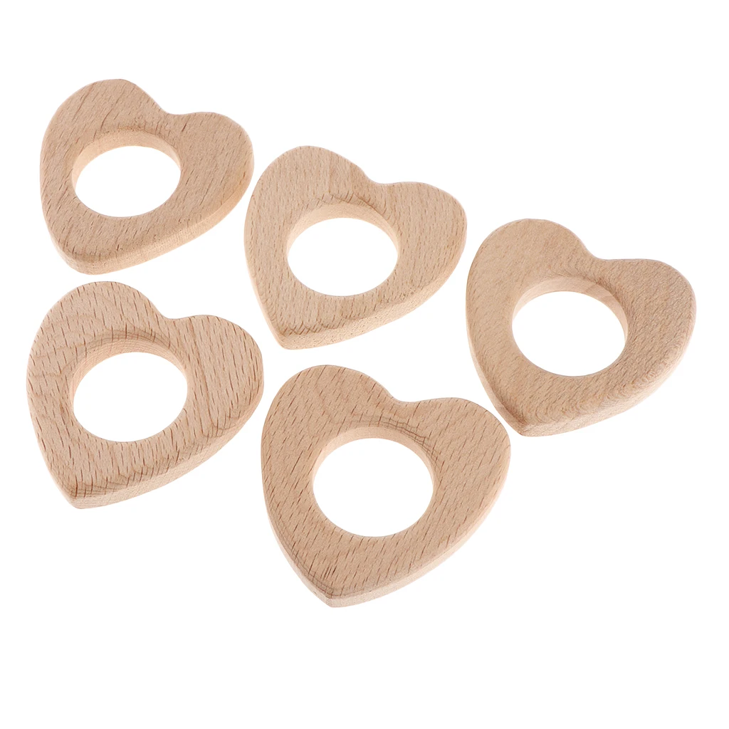5Pcs Mixed Wooden Cutouts Wooden Shapes, Beech, Craft Shape, Embellishments, Decoration, Scrapbooking, DIY Art Wood Craft Pieces
