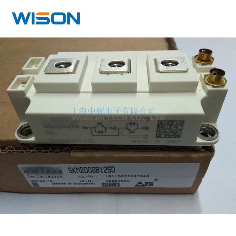 

100%New and original SKM200GB125D Module