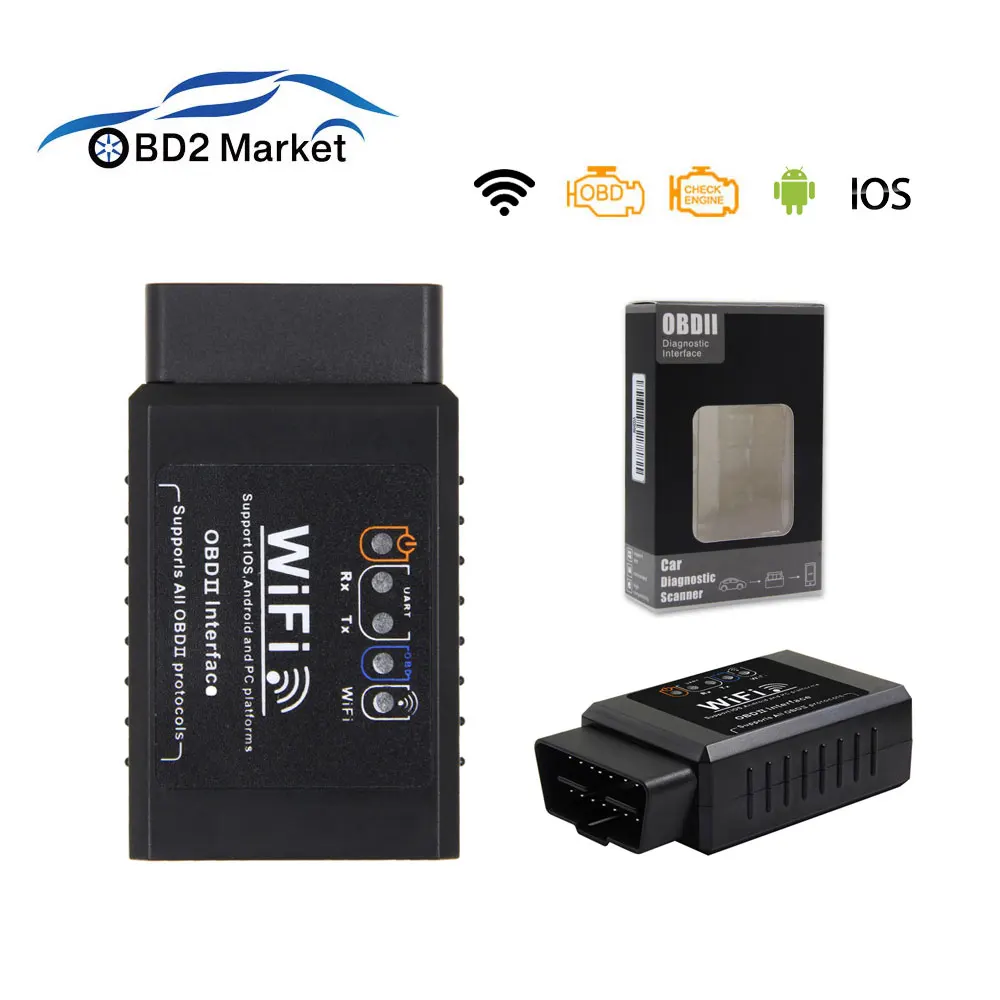 OBD2 Scanner ELM327 Wifi auto Diagnostics OBDII code reader elm 327 V1