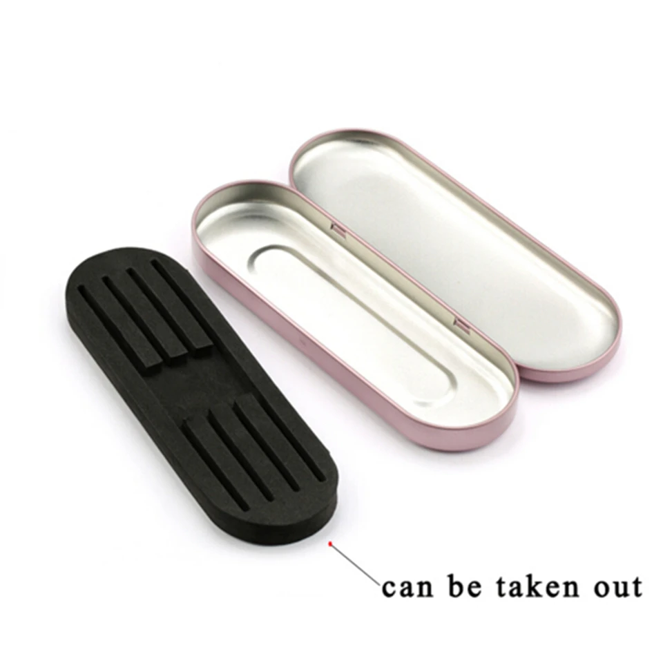 1PC Portable Eyelash Tweezer Storage Box Lash Tweezers Case Protective Brushes Pencil Eyeliner Case Organizer Makeup Tools