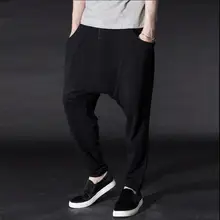 Мужская одежда большего размера,, Мужская певица, индивидуальная ступенчатая загрузка, брюки Гарун низкого качества/26-44