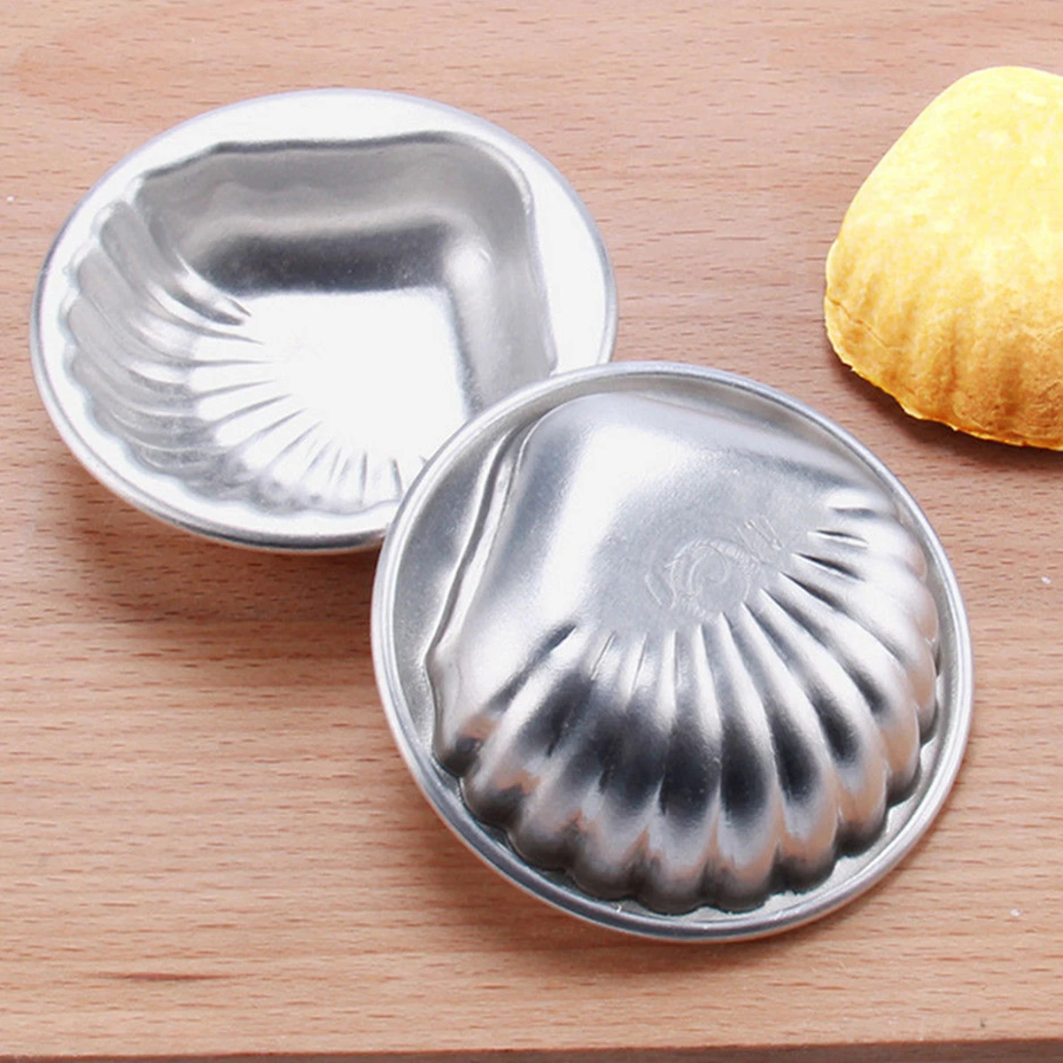 JX-LCLYL 16pcs New Metal Aluminum Bath Bomb Moulds DIY Cake Ball Molds Homemade Crafting