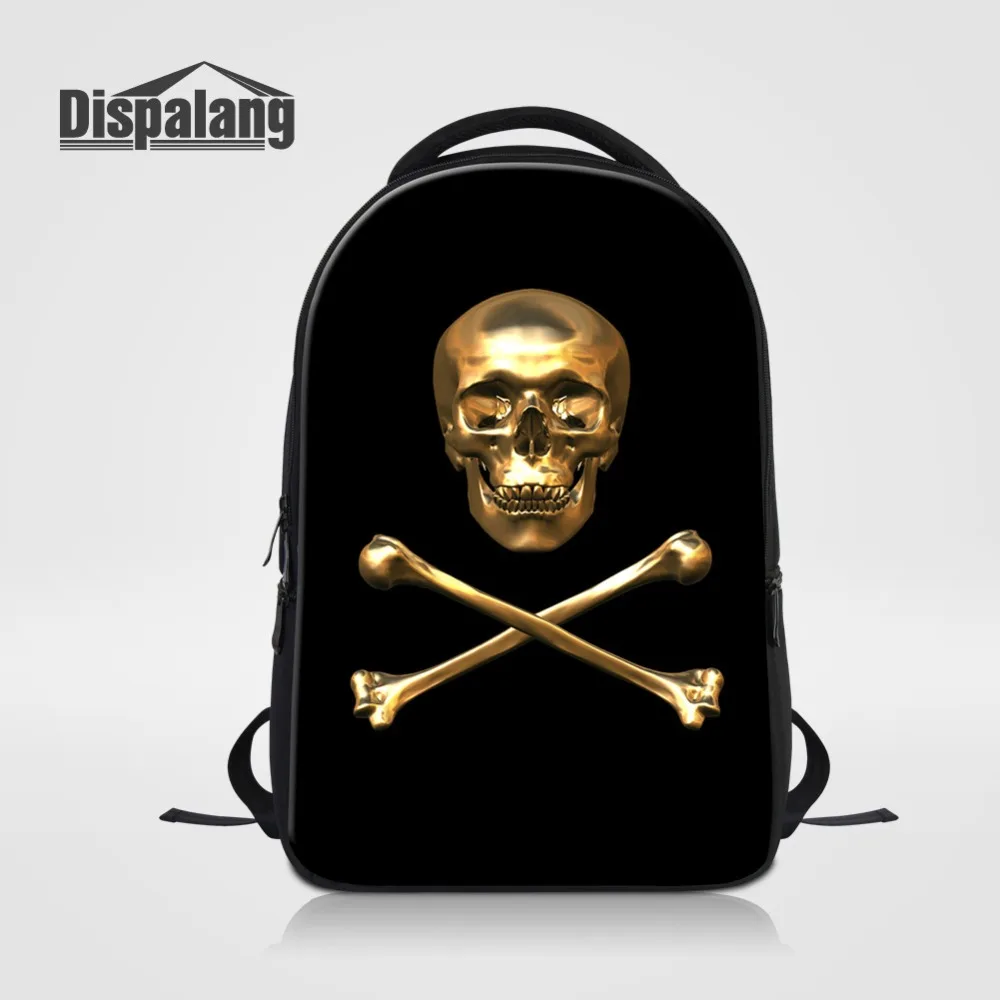 

Dispalang Men Laptop Backpack Cool Skull Printing School Bags For College Male Bagpack Large Capacity Women Shoulder Bag Rugtas