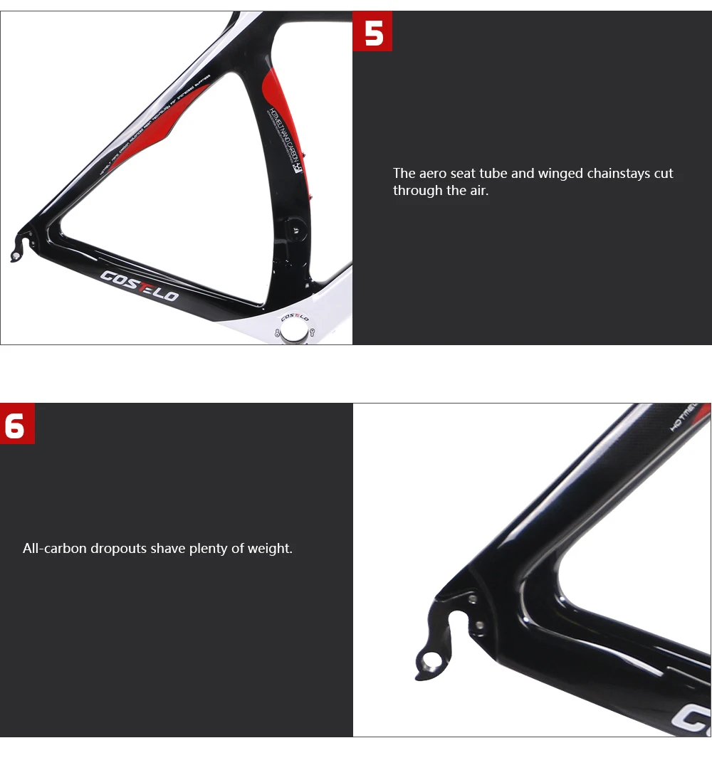 Clearance costelo lucca carbon road bike frameset costole bicycle bicicleta frame Full T1000 carbon fiber bicycle frame bb30 8 Clearance costelo lucca carbon road bike frameset costole bicycle bicicleta frame Full T1000 carbon fiber bicycle frame bb30 8
