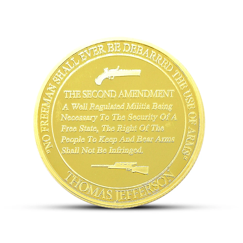 Challenge Coins США 2 е изменение сувенирная монета металлический значок коллекция