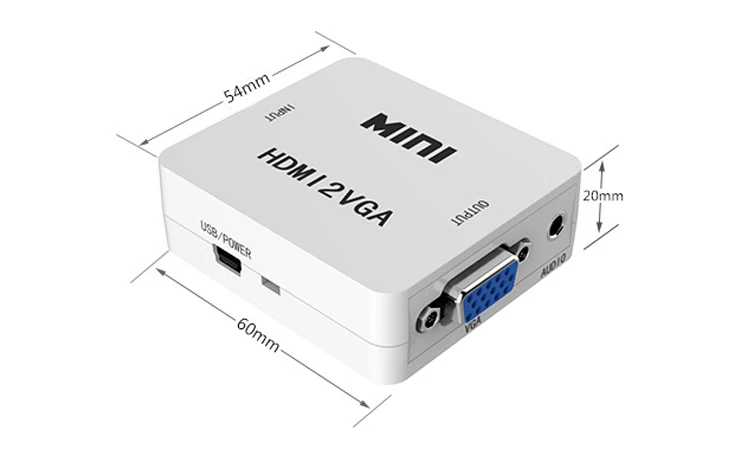 SEEKER Новый HDMI2VGA 1080 P конвертер с аудио HDMI VGA Switch Box адаптер для HD ТВ Декодер каналов кабельного телевидения PC проектор PS4