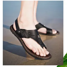 Новая мужская обувь; Летняя обувь больших размеров; модные мужские шлепанцы; мужские сандалии; удобная мужская обувь; пляжные мужские вьетнамки