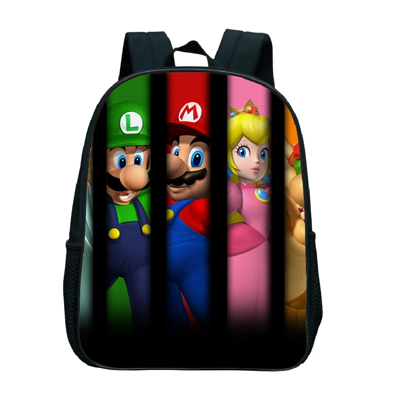 Детская сумка мультфильм рюкзак Супер Марио красивый популярный узор детский сад рюкзак школьный рюкзак - Цвет: 11