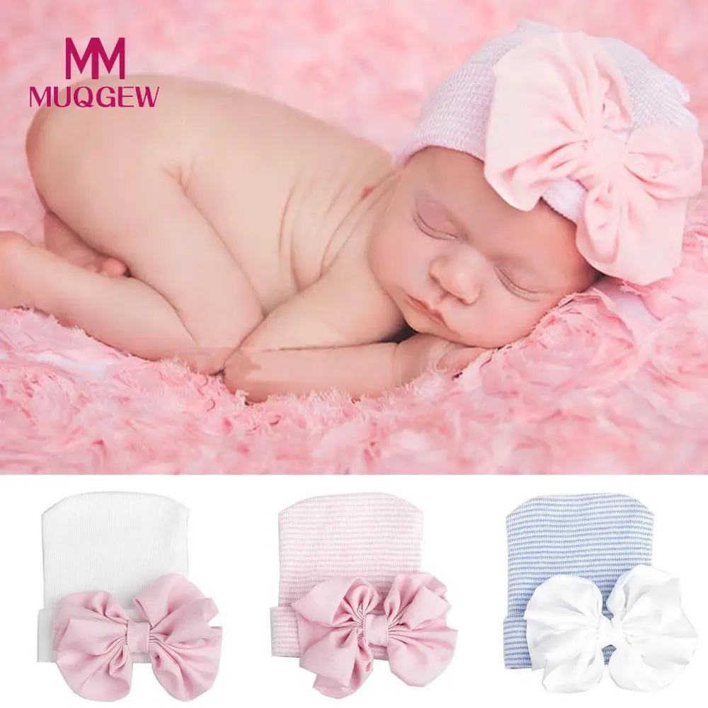 

Beanie Kids Baby Hat Toddler Girl Boy Cap Cute Baby Girls Boys Bowknot Cartoon Toddlers Cotton Sleep Cap Headwear Hat