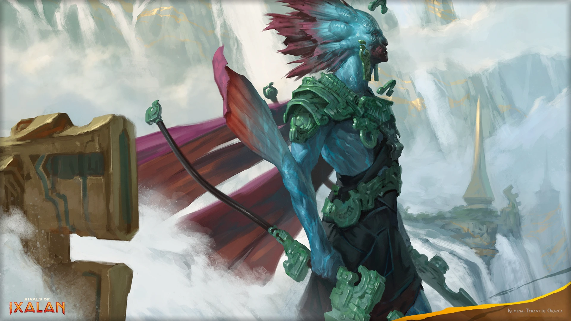 

Magic Board Game KUMENA TYRANT OF ORAZCA table gather mousepad big mgt ygo Pad tcg card play mat playmats with storage bag