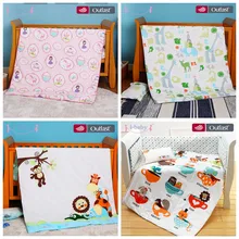 I-baby/комплект постельного белья для малышей из 4 предметов, комплект детской кроватки, детское пуховое одеяло, покрывало для новорожденных, хлопок, простыни с принтом, комплект детской кроватки