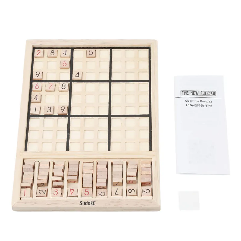 Деревянная головоломка Sudoku для взрослых и детей развивающая логику