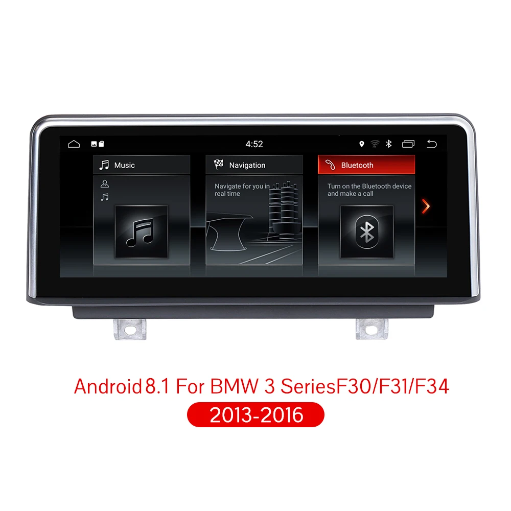 Perfect Navidom android 9.0 8 core car Multimedia/gps player auto Audio for BMW F30/F31/F34/Cabrio 2013-2016 navigation radio bluetooth 5