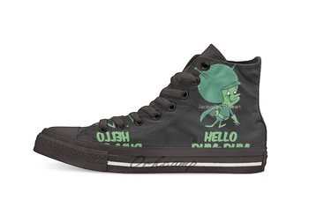 

Flinstones The Great Gazoo Design breathable Casual High Top lace-up Canvas shoes sneakers