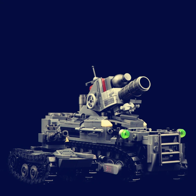 

MOC WW2 Armored vehicle Building Blocks Military Weapons City Accessories Compatible Original Toys mini figures