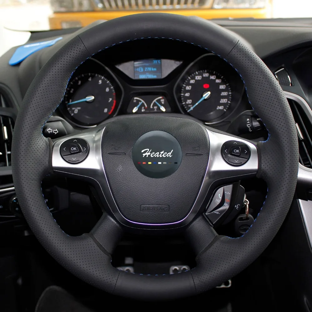 steering wheel cover for Ford Focus 3 2012-2014 KUGA Escape 2013-2016