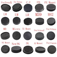10pcs/lot camera Rear Lens Cap for Canon nikon Sony for Pentax Olympus Micro M4/3 Panasonic Samsung Leica Fujifilm Camera Mount