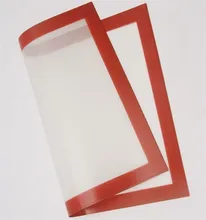 DIY300 * 400*0,8mm Glasfaser silikonbackmatte Rollen-teig Matte ofen liner plätzchenbacken silpat backen blatt