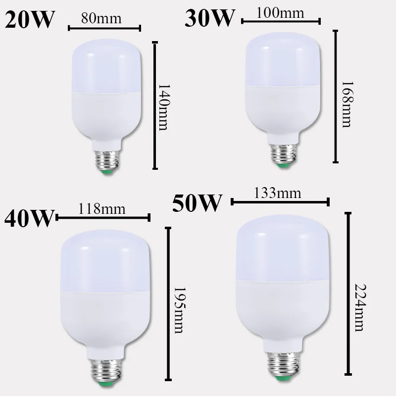 E27 светодиодный ламповый светильник 220V E27 лампа Bombillas Светодиодный светильник 10 Вт 15 Вт 20 Вт 30 Вт 40 Вт Энергосберегающая лампочка светодиодный s лампада для домашнего освещения