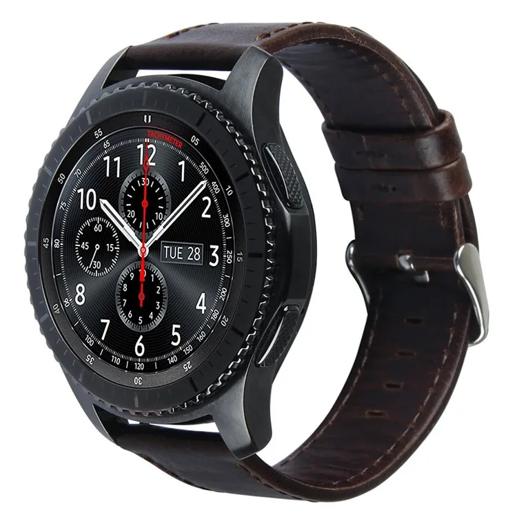 Кожаный ремешок OSRUI для samsung Galaxy watch 46 мм gear S3 Frontier/Classic S 3 22 мм ремешок для часов correa браслет ремень amazfit
