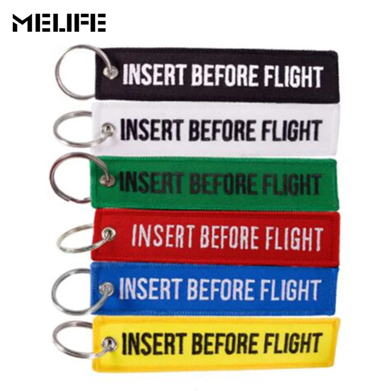 1 قطعة تسلق الاكسسوارات مفتاح سلسلة سلامة إدراج قبل رحلة علامة التطريز مفتاح Fobs للطيران هدايا الرياضة علامة التسمية