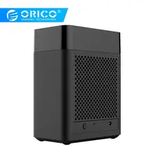 ORICO 2-Bay магнитно-Тип 3,5 дюймовый корпус жесткого диска 3,5 в USB3.1 Gen1 Тип-C HDD чехол Поддержка UASP 12V6. 5A Мощность макс. 20 ТБ