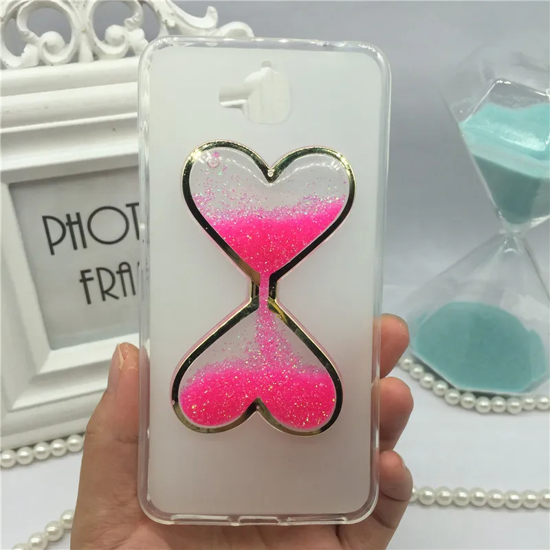 

Soft Case for Huawei Enjoy 5 / Y6 Pro / Honor 4C Pro / Holly 2 Plus TIT-AL00 Cover Liquid Glitter Quicksand Phone Silicone Cover