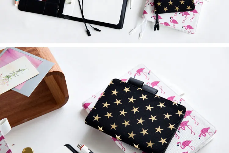 JUGAL-New-Printed-Diary-Agenda-Daily-Plan-Cloth-Book-Cover-Travel-Notebook-Journal-DIY-Diary-HOBO-Dokibook-Efficiency-Book-A5A619